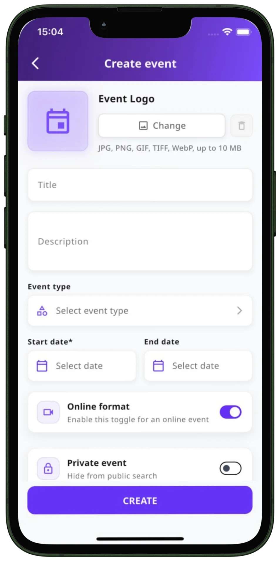 Create event